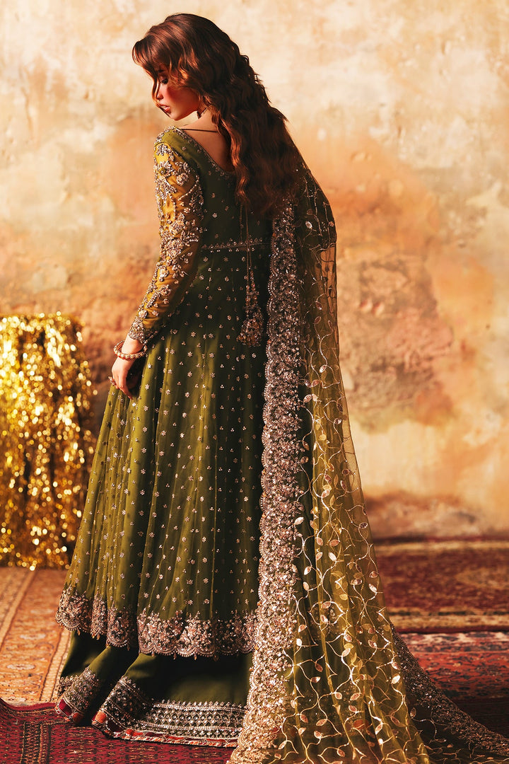 3-PC Embroidered Net Pishwas Suit stm-5-03 - Salai - Charizma RTW Winter 2025 