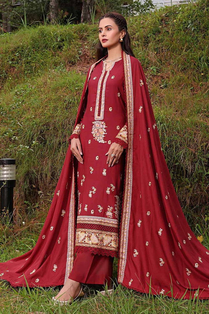 Gul Ahmed Stitched Winter Linen LT-32012 - Salai - Gul Ahmed 