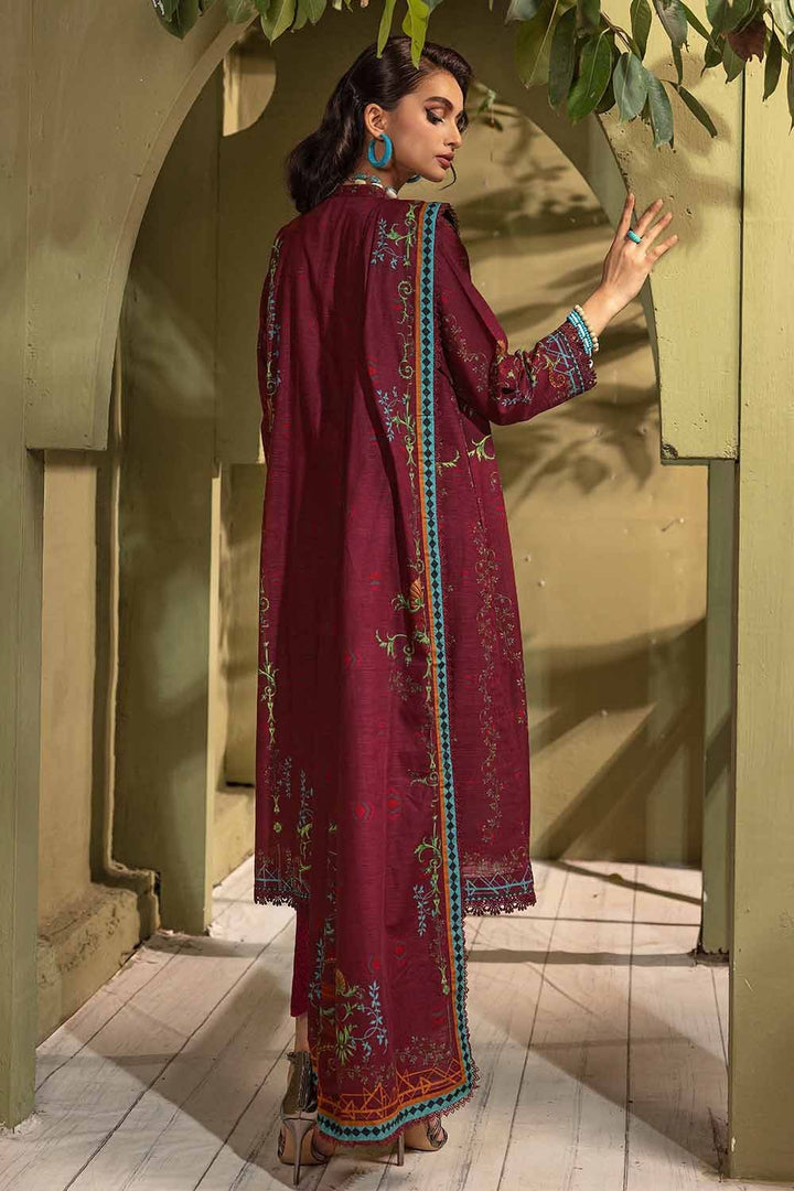 Gul Ahmed Stitched Winter Khaddar K#32029 - Salai - Gul Ahmed 