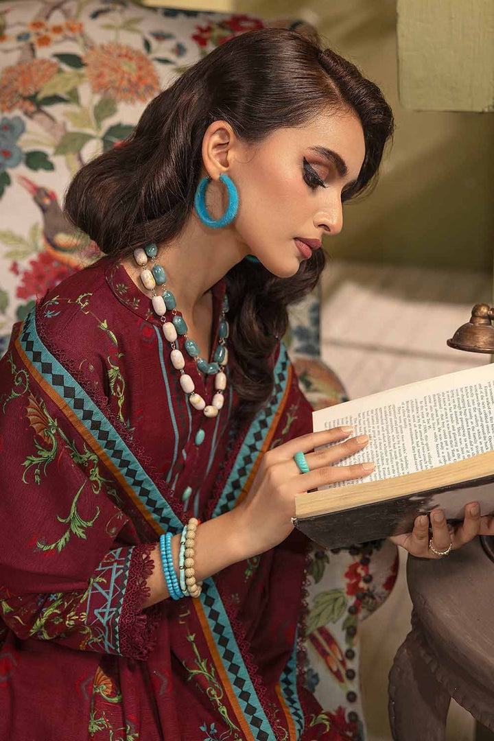 Gul Ahmed Stitched Winter Khaddar K#32029 - Salai - Gul Ahmed 