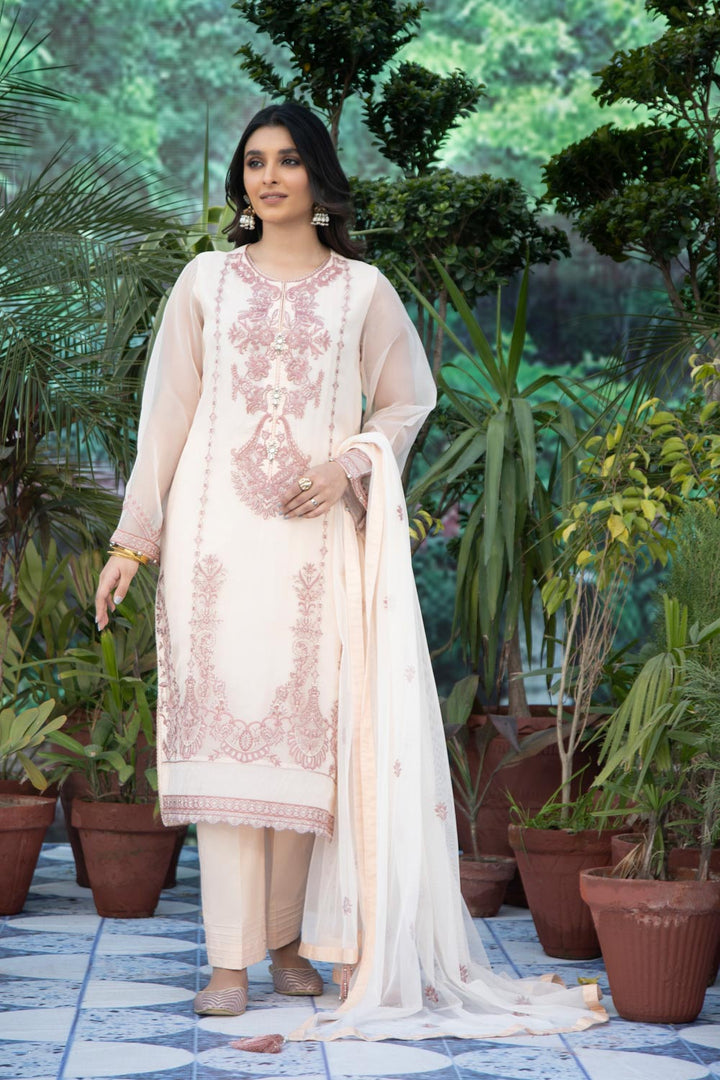 Sapphire Stitched Festive 3 Piece 2DE-SRN22VE-3 - Salai - Sapphire 