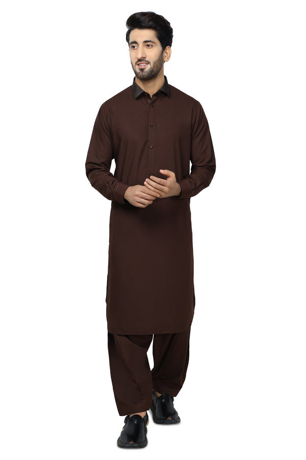 Men Shalwar Kameez EG3088 - Salai - Diners 