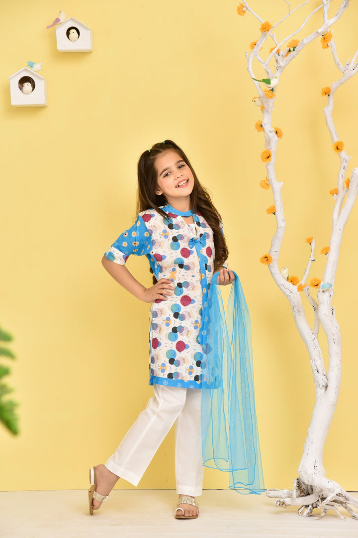 Girls Festive 3 Piece opl 95 - Salai - Salai 