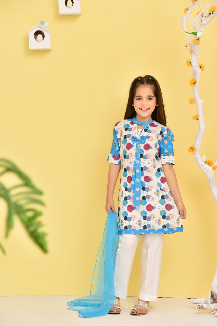 Girls Festive 3 Piece opl 95 - Salai - Salai 