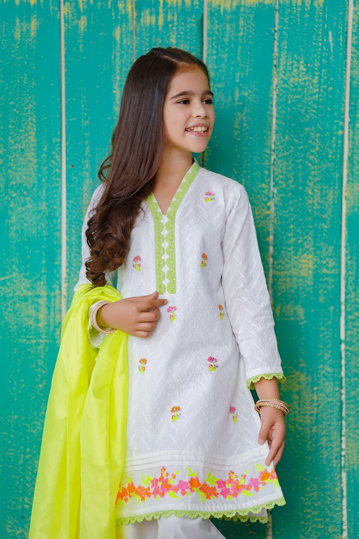 Girls Festive 3 Piece  OFW439 - Salai - Salai 