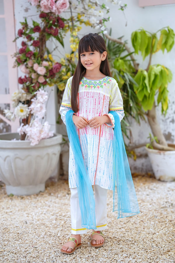 Girls Festive 3 Piece  OFW455 - Salai - Salai 