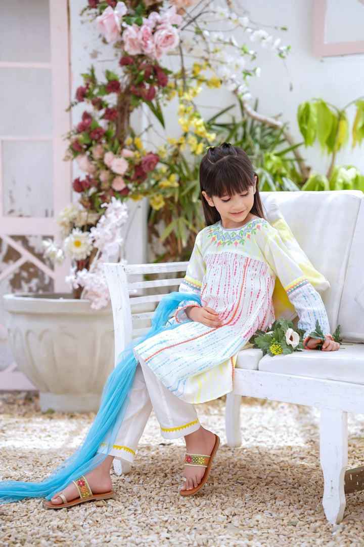 Girls Festive 3 Piece  OFW455 - Salai - Salai 