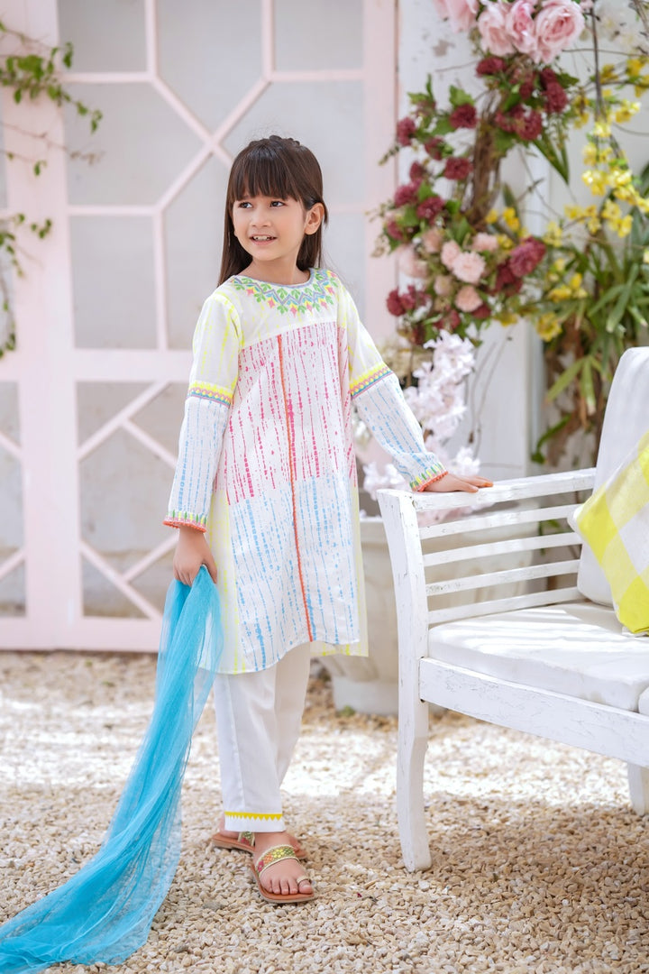 Girls Festive 3 Piece  OFW455 - Salai - Salai 