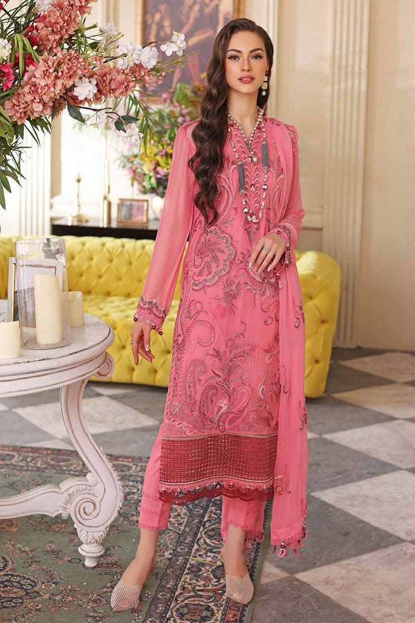 Gul Ahmed Stitched Festive 2023 4 Piece LE#32002 - Salai - Gul Ahmed 