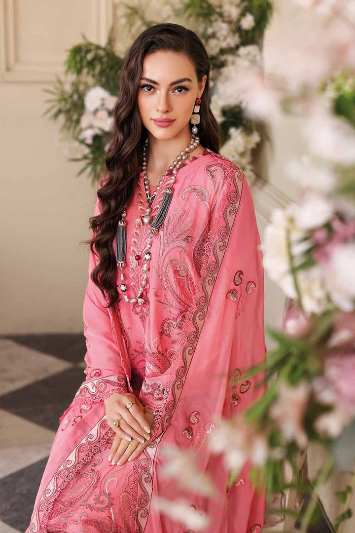 Gul Ahmed Stitched Festive 2023 4 Piece LE#32002 - Salai - Gul Ahmed 