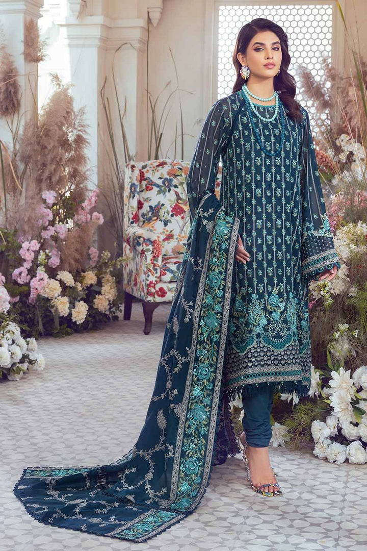 Gul Ahmed Stitched Festive 2023 4 Piece LSV#32022 - Salai - Gul Ahmed 