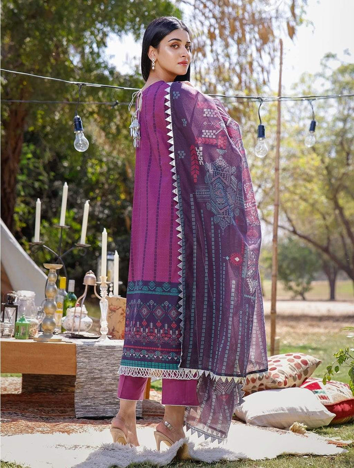 Khas Stitched Pakistani | Indian Dress Set KCNE1039 - Salai - Khas 