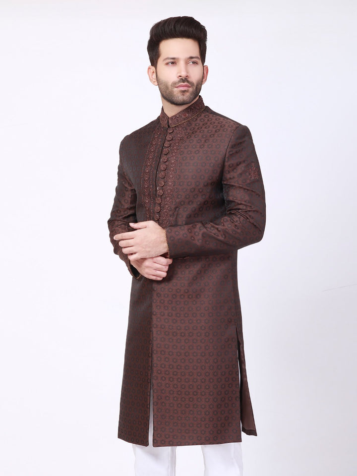 Men Sherwani 7194 - Salai - Salai 