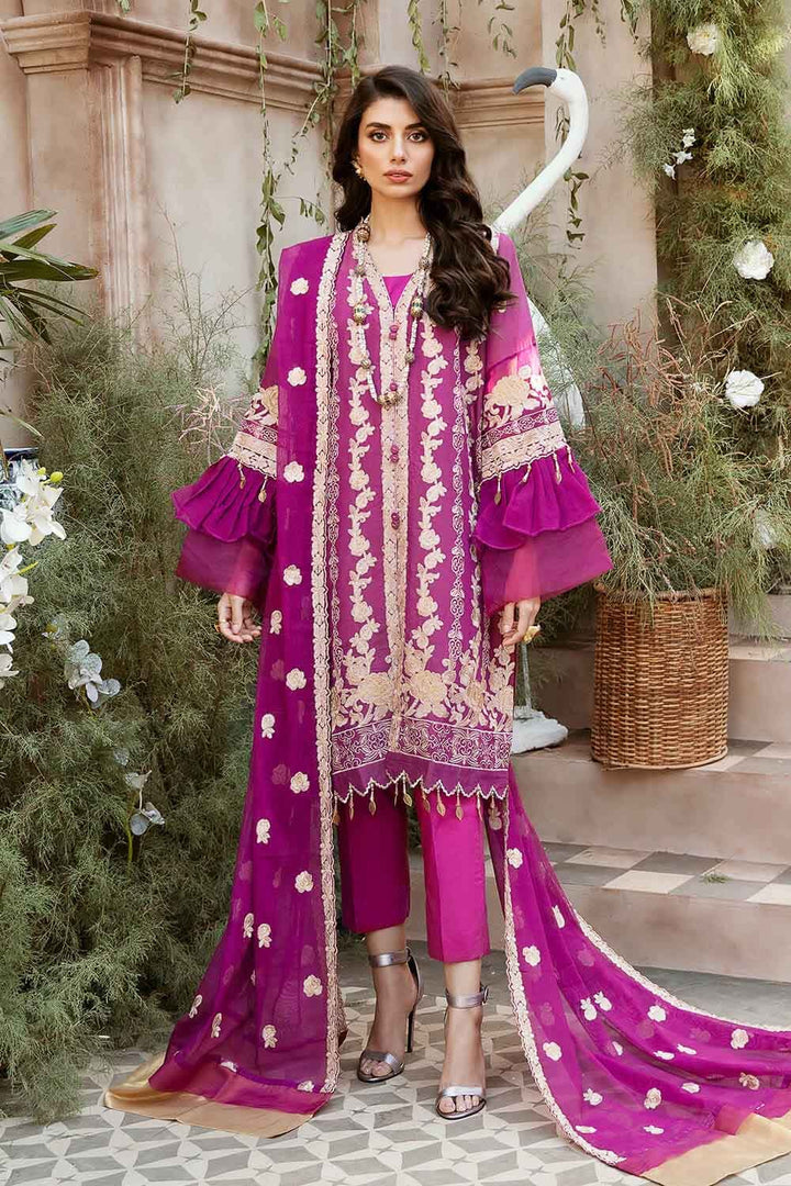 Gul Ahmed Stitched Eid 3 Piece FE#12023 - Salai - Gul Ahmed 