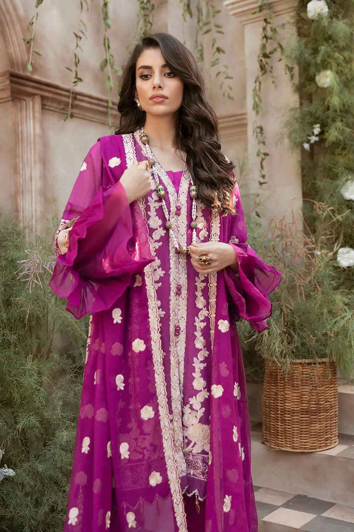 Gul Ahmed Stitched Eid 3 Piece FE#12023 - Salai - Gul Ahmed 